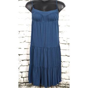 VTG JUICY COUTURE Y2K Boho Peasant Cottage Tiered Midi Dress USA Size Large